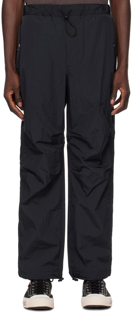 JieDa Black Three-Pocket Trousers