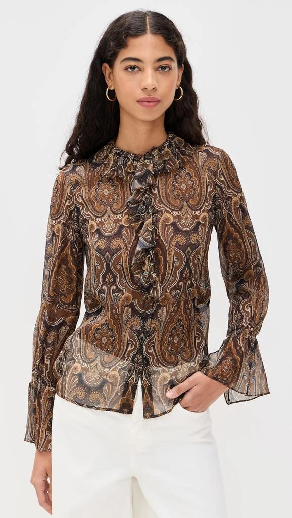 Nili Lotan Cecily Silk Shirt 6