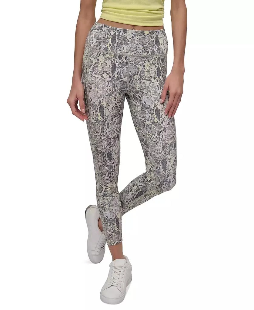 DKNY Women's Printed High-Waist 7/8 Tights 1