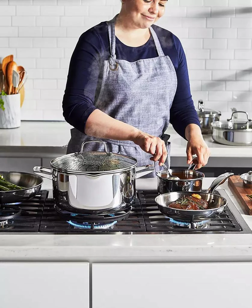 ZWILLING HENCKELS CLAD H3 10 Pc Stainless Steel Cookware Set 10
