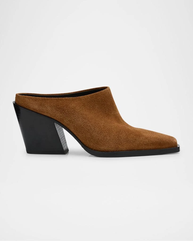Joni Suede Western Mules – On Sale Now with Up to 63% Off  display picture 2