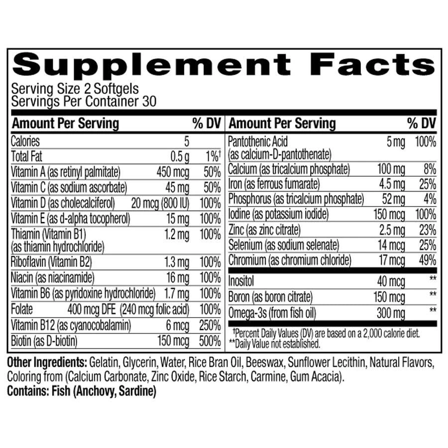 OLLY Ultra Women
s Multi Softgels Unflavored 5