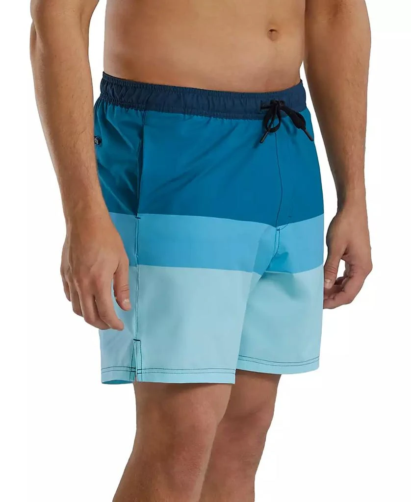 TYR Men's Skua Color Block Performance 7" Volley Shorts 1