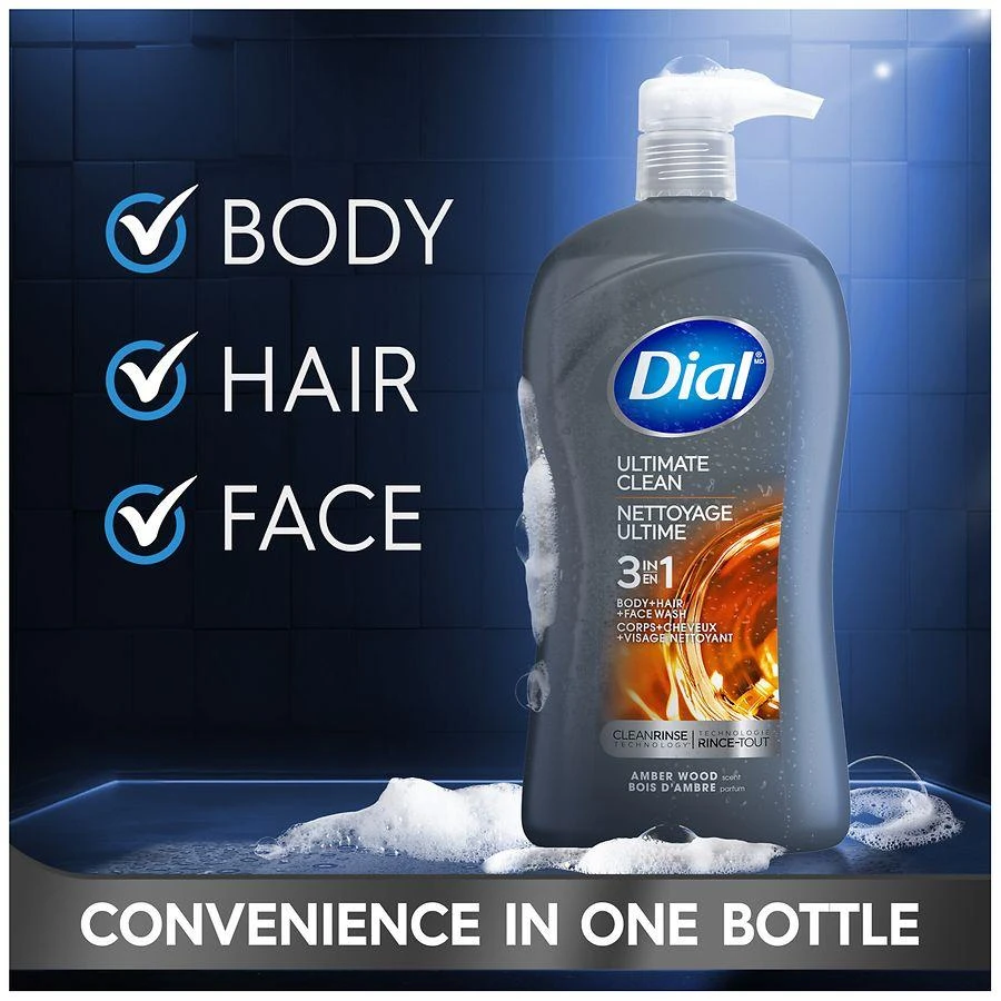 Dial Men 3 in 1 Body Wash Ultimate Clean 8