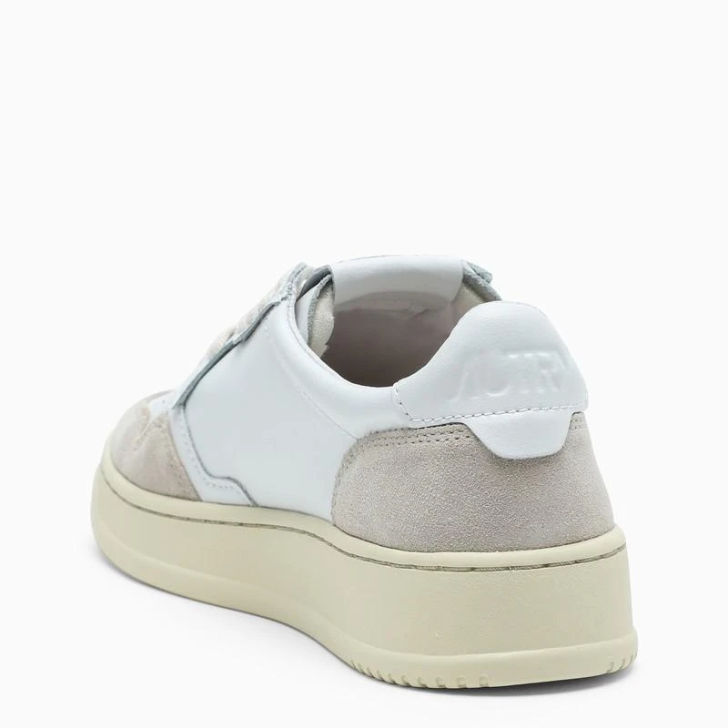 AUTRY White leather Medalist low-top sneakers 4
