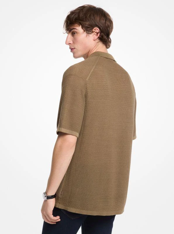 Michael Kors Open-Knit Cotton Shirt 2
