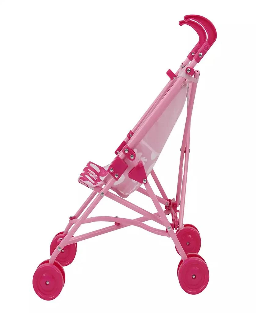Peppa Pig Pink  White Dots Doll Umbrella Stroller 2