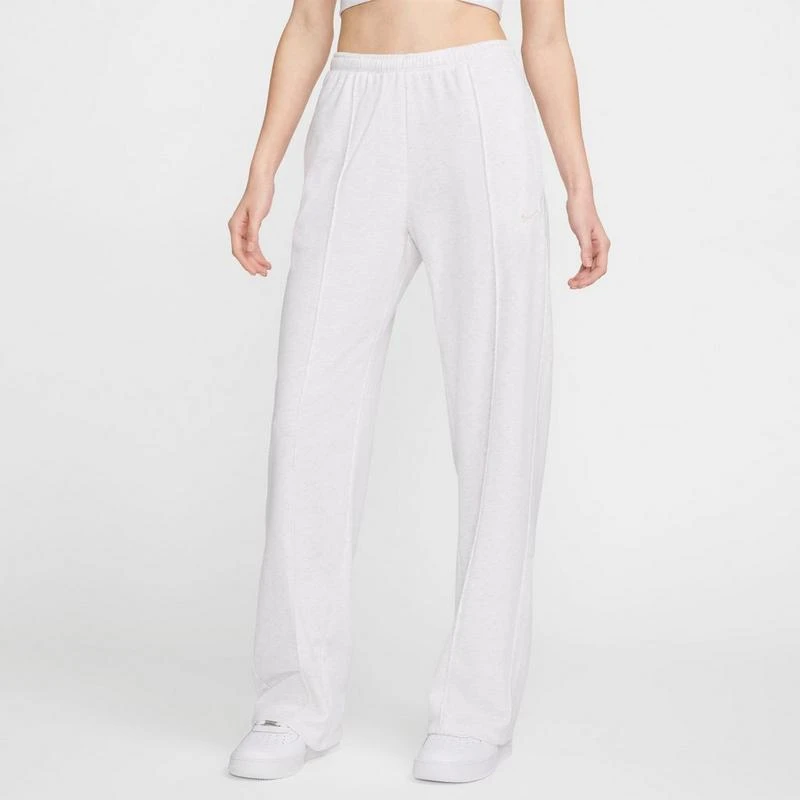 NIKE Women's Nike Sportswear Chill Mid-Rise French Terry Open-Hem Sweatpants 1