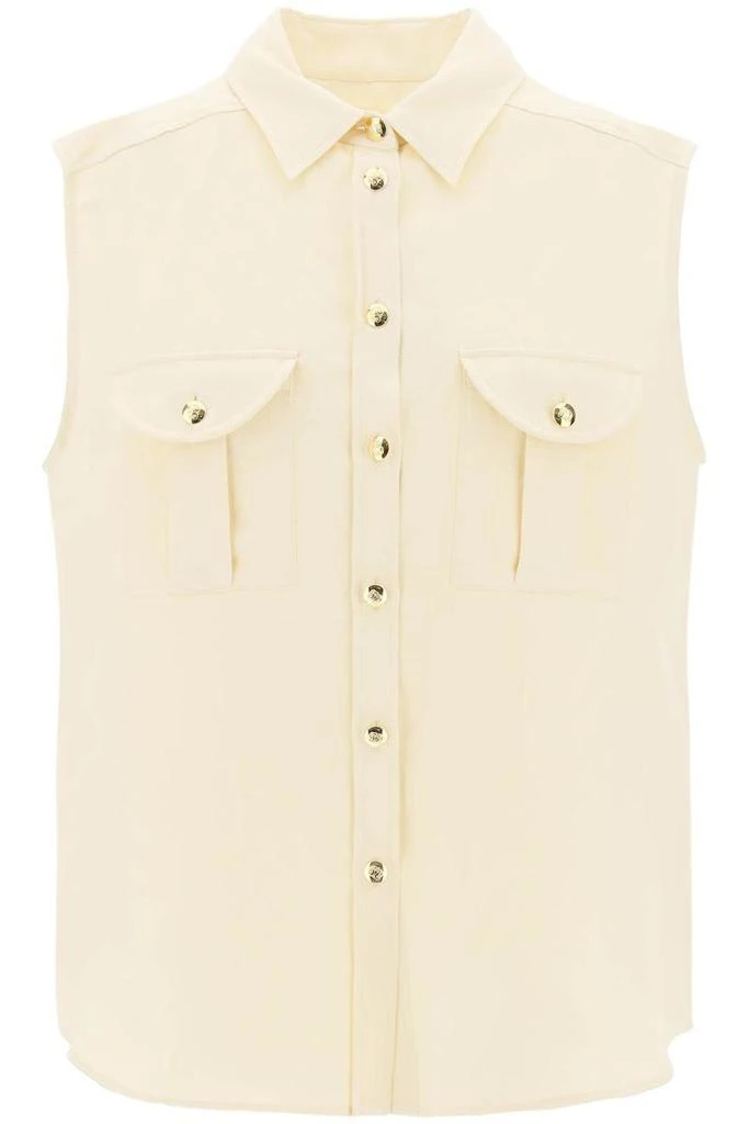 BLAZÉ MILANO savannah pekín sleeveless shirt 1