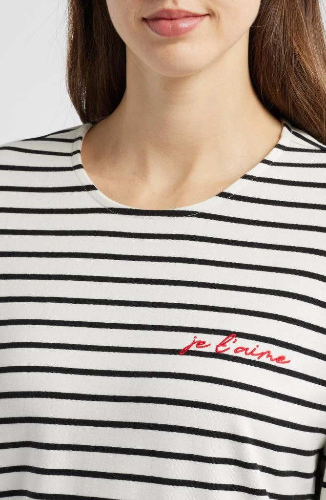 Caslon Valentine Stripe T-Shirt Dress 4