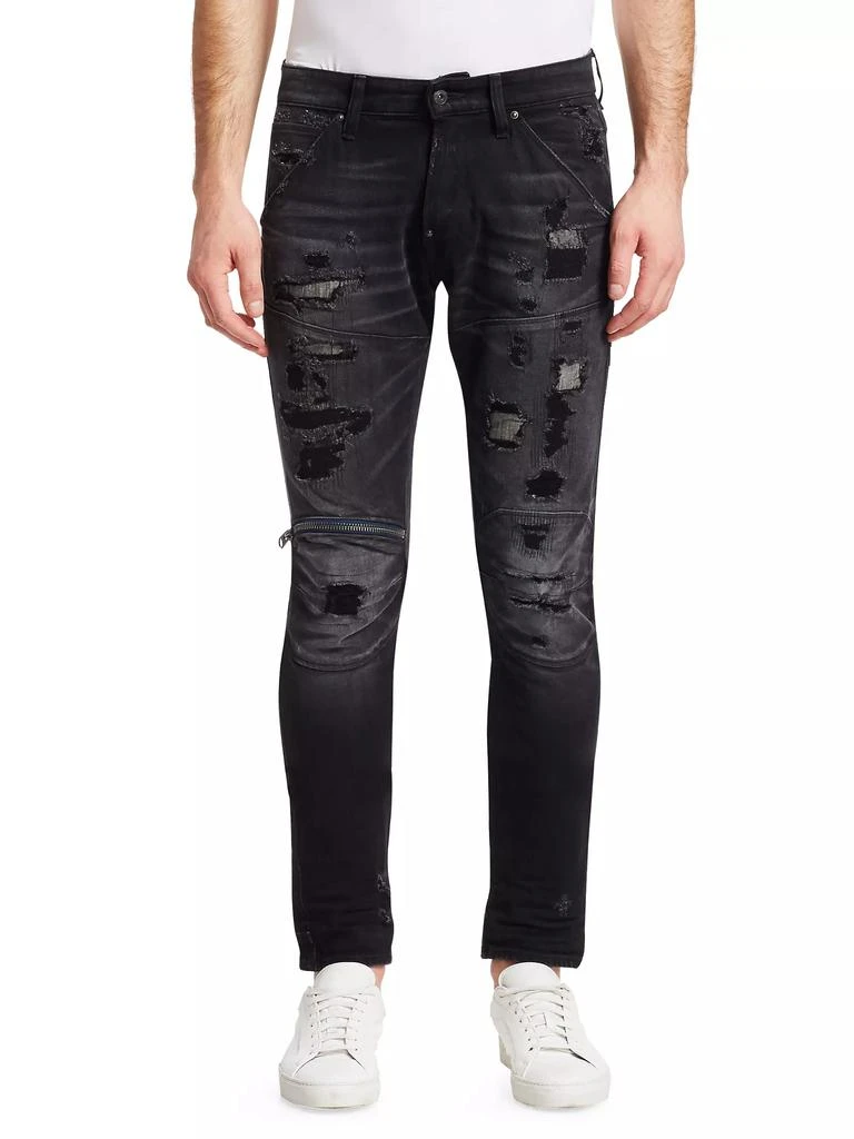 G-Star RAW 5620 3D Zip Knee Skinny Jeans 3