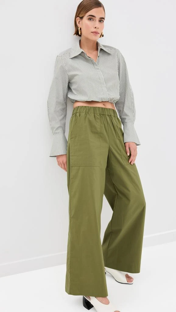 SIMKHAI Blythe Cropped Button Down Top 5