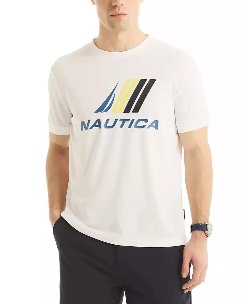 Nautica Men's Navtech Classic-Fit Logo Graphic Performance T-Shirt 1