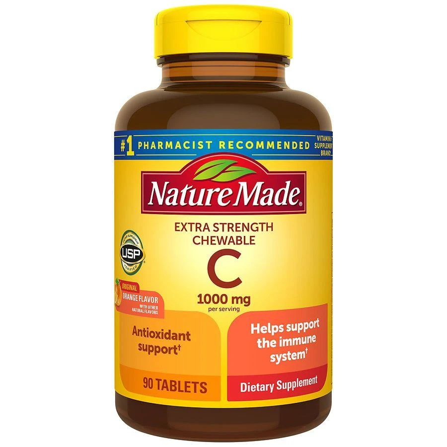 Nature Made Extra Strength Dosage Chewable Vitamin C 1000 mg Tablets 1