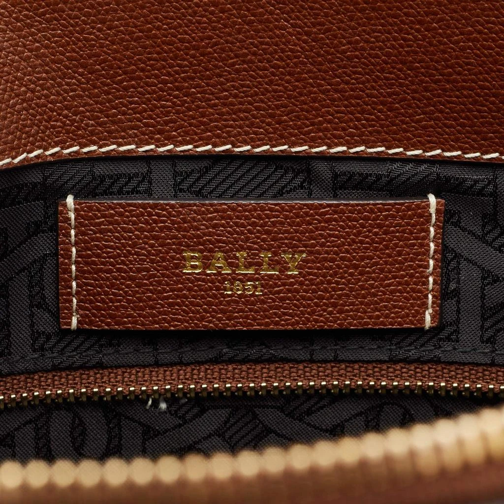 Bally Bally Brown Printed Coated Canvas and Leather Damirah Tote 8
