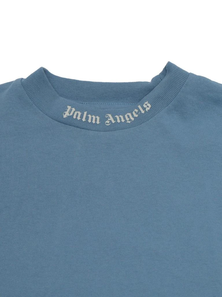 Palm Angels Palm Angels Kids Logo Printed Crewneck T-Shirt 3