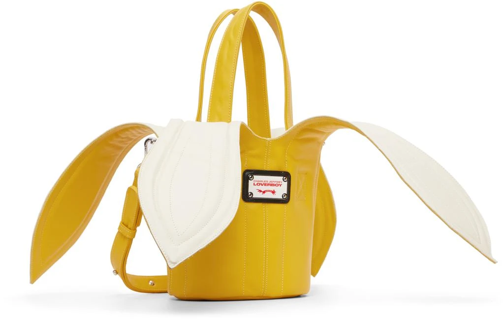 Charles Jeffrey Loverboy Yellow Banana Bucket Bag 2