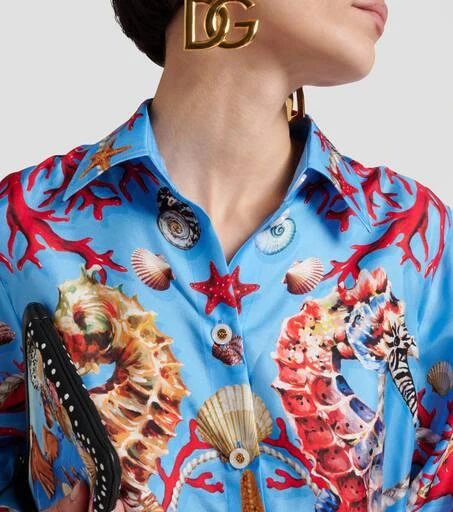 Dolce & Gabbana Capri printed silk kaftan 4