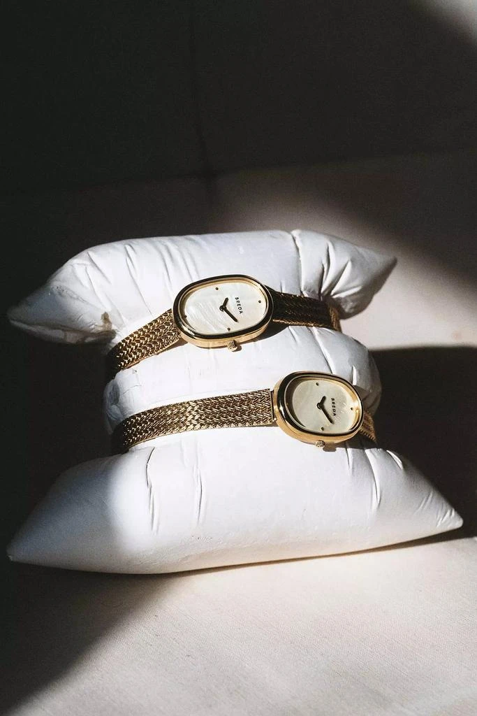 BREDA BREDA Jane Tethered Mesh Bracelet Analog Quartz 23MM Watch 3