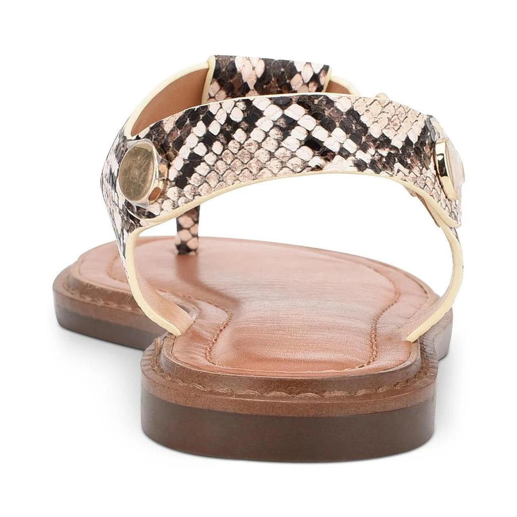 Tommy Hilfiger Bennia Womens Faux Leather Sling Back Thong Sandals 3