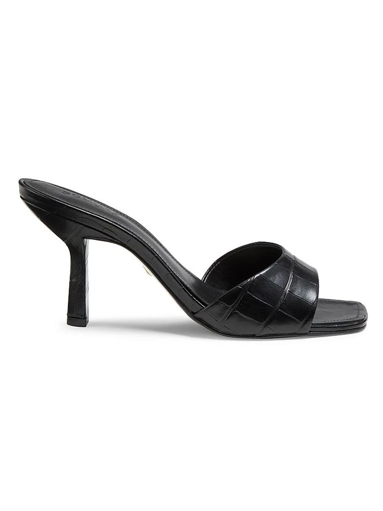 Schutz Posseni 90MM Embossed Leather Sandals 1