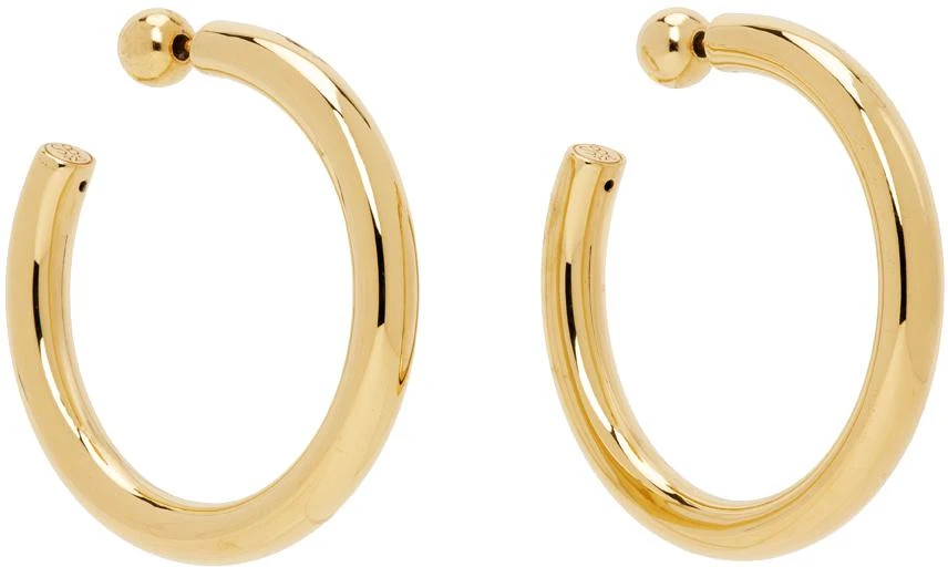 Sophie Buhai Gold Medium Everyday Hoop Earrings 2