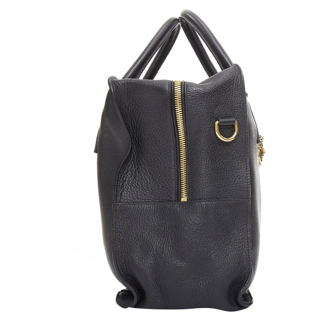 Versace Medusa Palazzo black calfskin g emblem laptop briefcase bag 4