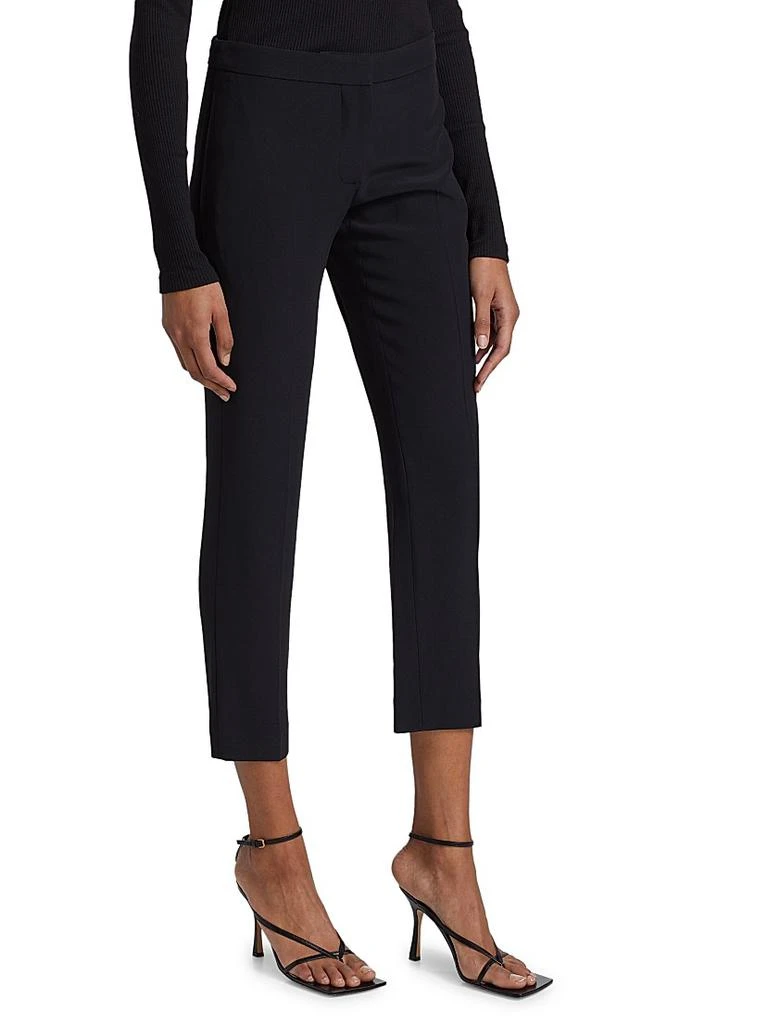 Alexander McQueen Leaf Crepe Cigarette Trousers 3