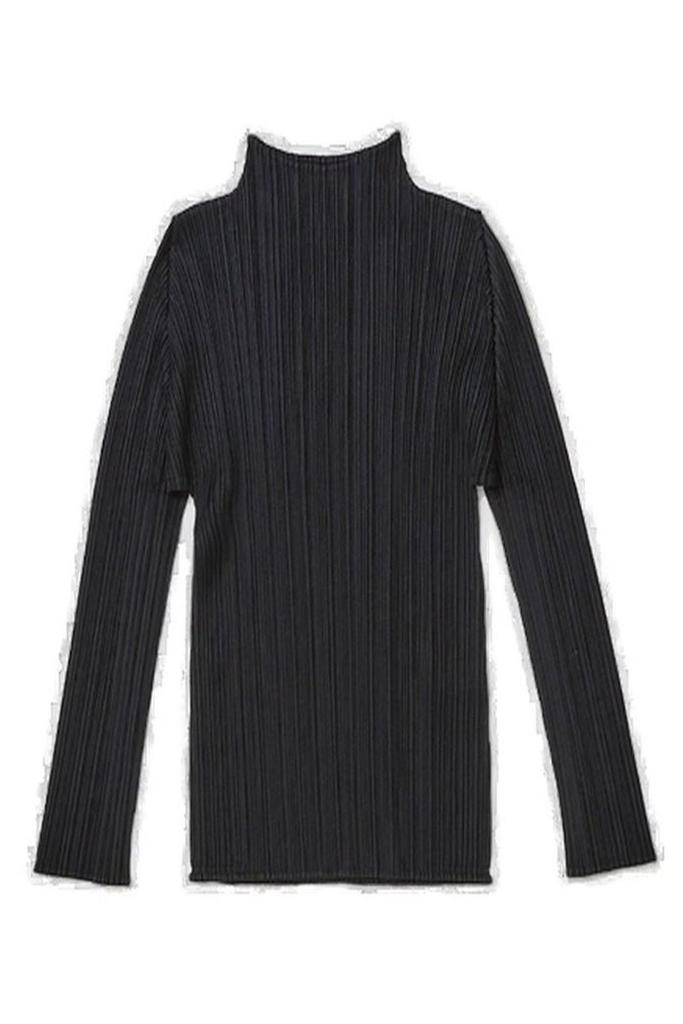 Pleats Please Pleats Please Issey Miyake Mock Neck Pleated Top