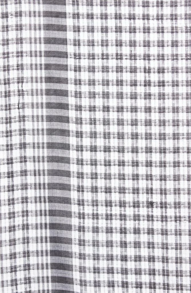 La Fiorentina Checkered Twished Fringe Scarf 2