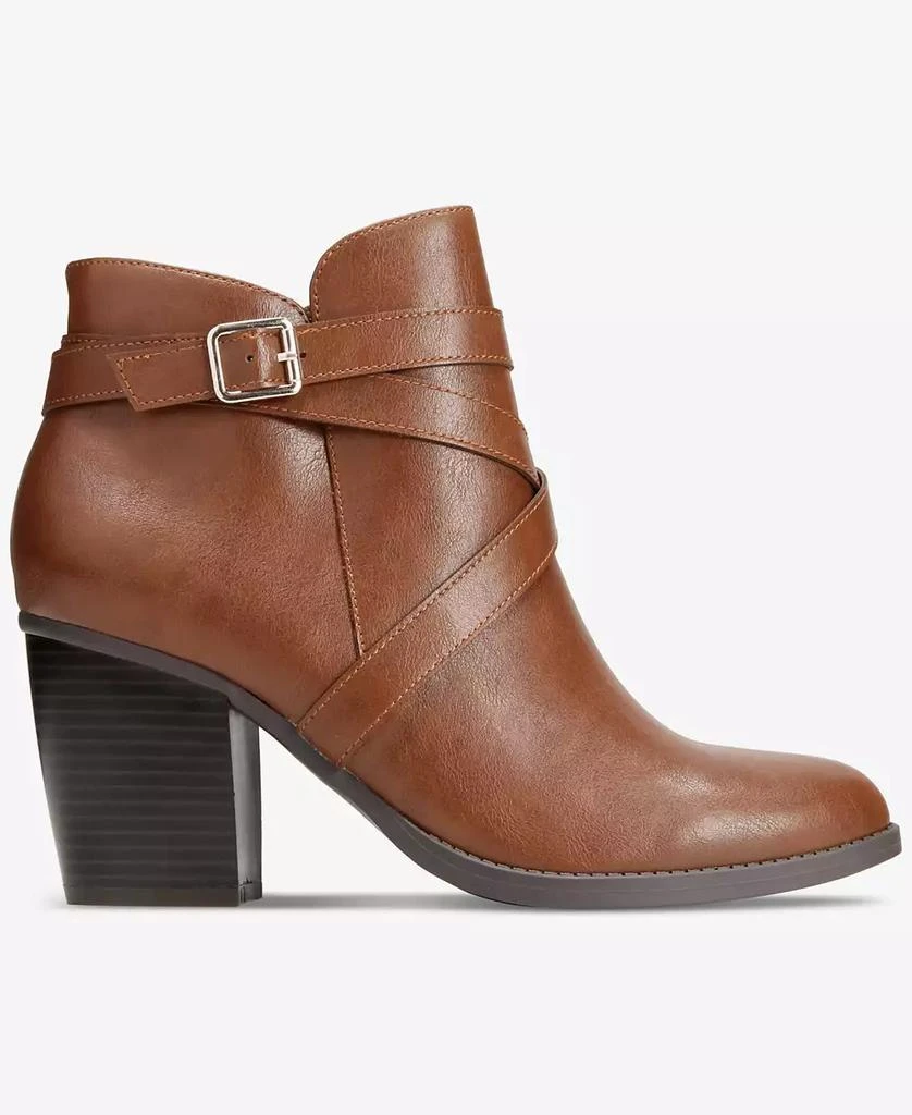 Style & Co Women's Zetaa Strappy Belt-Heel Booties, Created for Macy's 10