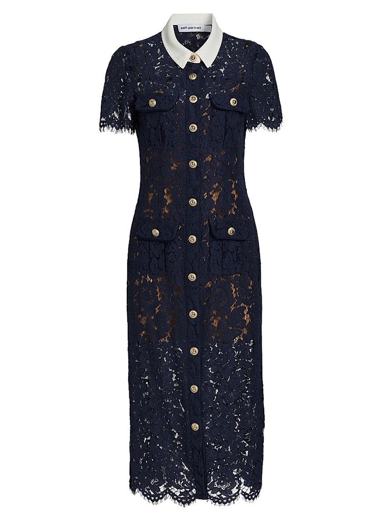 ワンピース Christopher kane residency knitted dress with ruffles Self Portrait Christopher Kane Residency Knitted Dress With