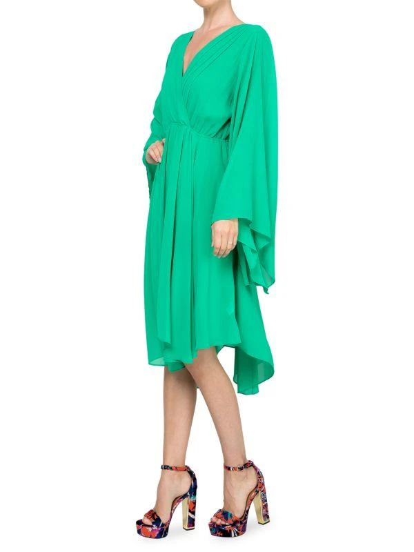 Meghan LA Sunset Ruffle Asymmetric Dress 3