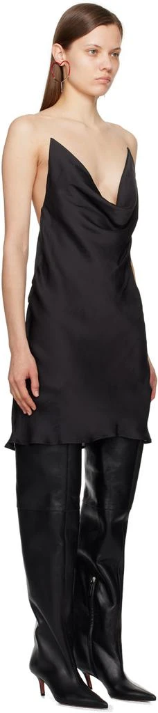 Y/Project Black Invisible Strap Minidress 2