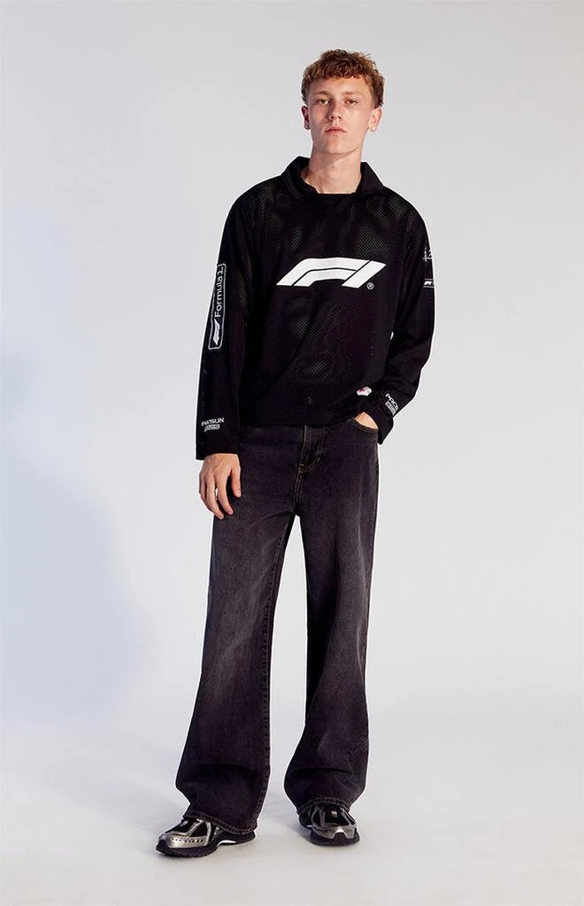 PacSun Black Extreme Baggy Jeans 2