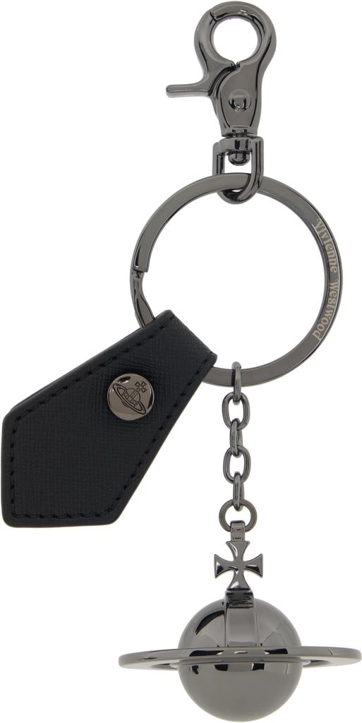 【Vivienne Westwood】 正規品 Mirror Heart Orb Keyring Black Vivienne Westwood Keychain 