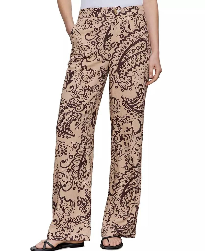 Sanctuary Women
s The Soft Printed Wide-Leg Trousers 2