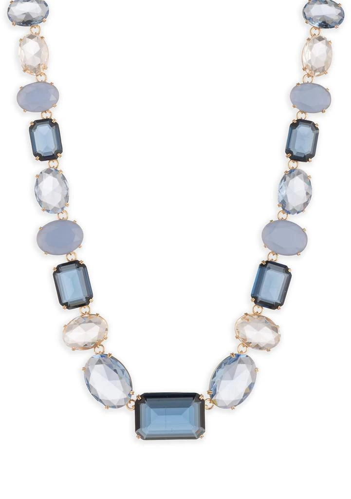 Ralph Lauren Blue Large Stone Collar Necklace