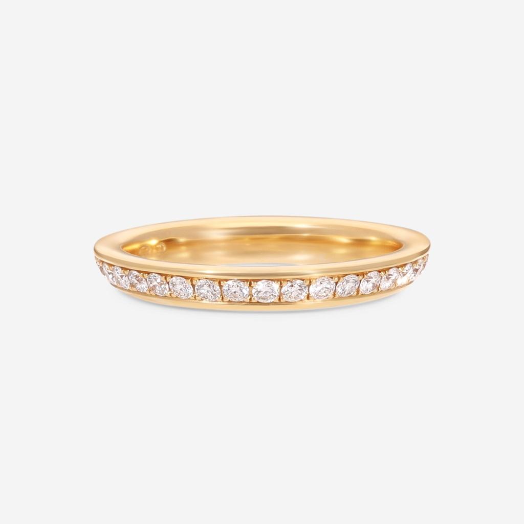 Gübelin Gübelin Classics 18K Yellow Gold & Diamond Wedding Ring Sz. 7.5 47C-0150