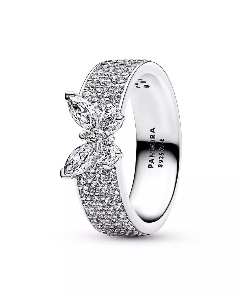 PANDORA Sparkling Butterfly Bold Ring