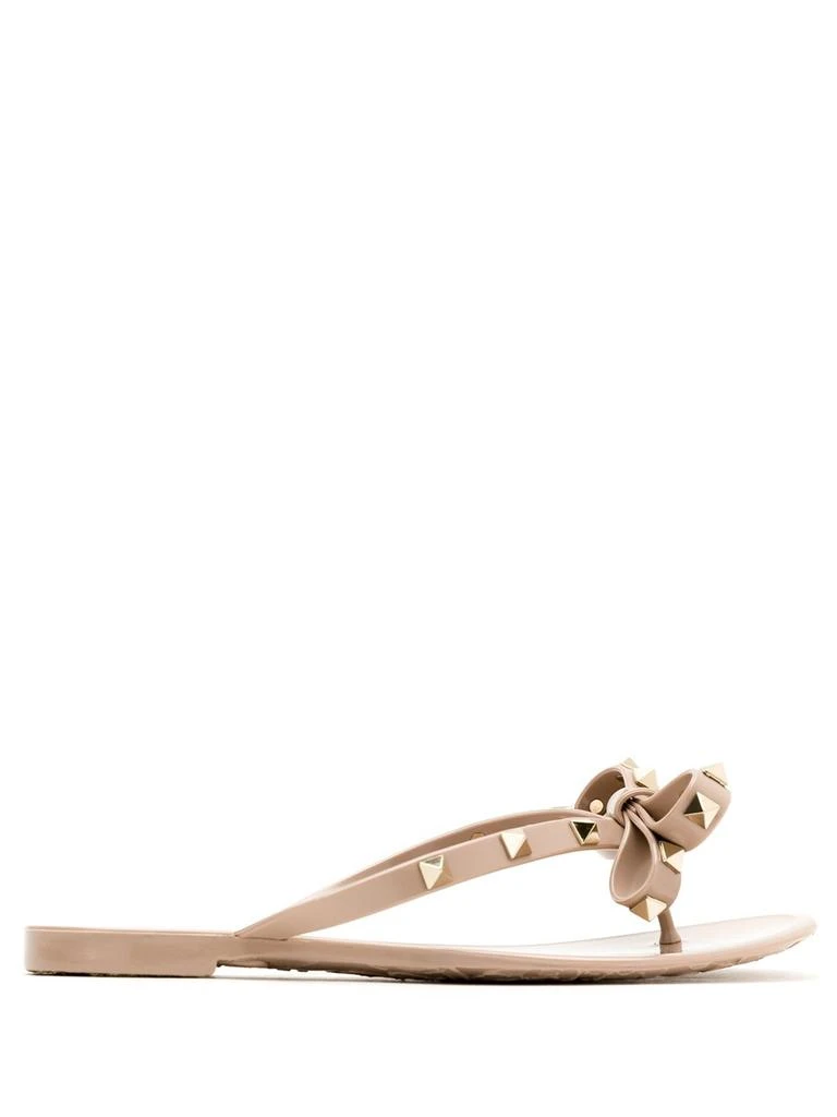 Valentino SUMMER ROCKSTUD THONG SANDALS 1