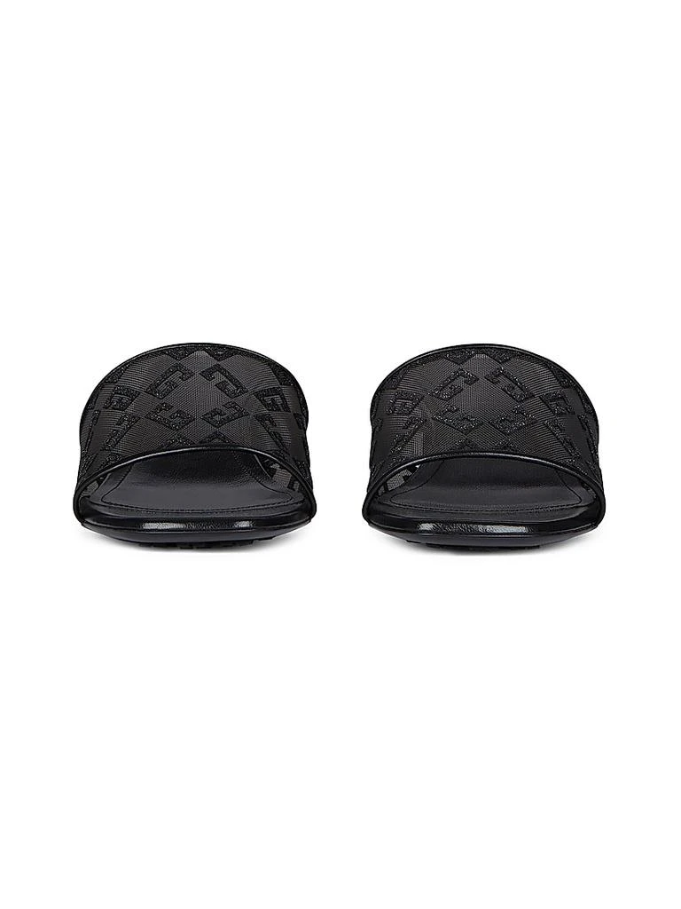 Givenchy G Cube Mules in Monogram 72 Mesh with Lurex 5