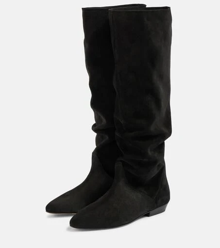 Isabel Marant Sayla suede knee-high boots 5