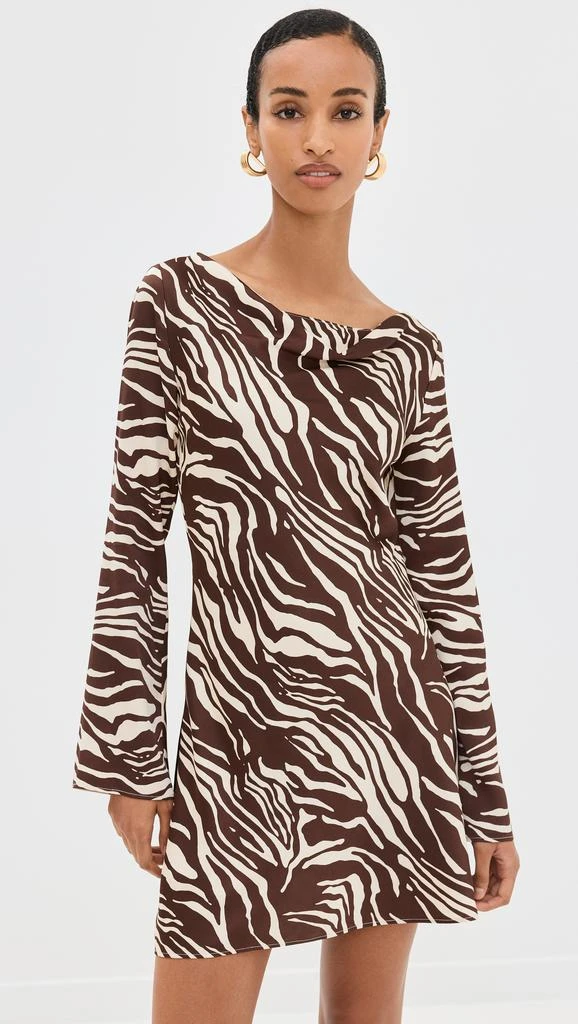Reformation Pike Satin Dress 6