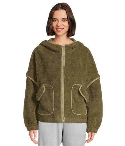 UGG UGG Women
s Mariella Uggfluff Zip Hoodie Coat