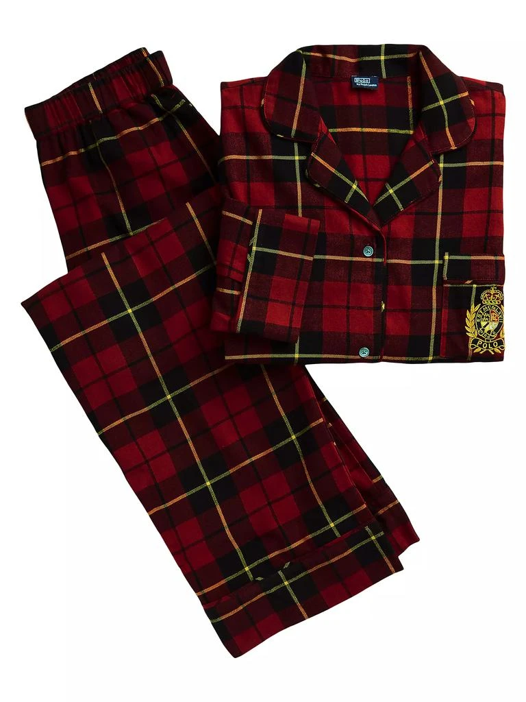 Ralph Lauren Madison Plaid Cotton Pajamas 1