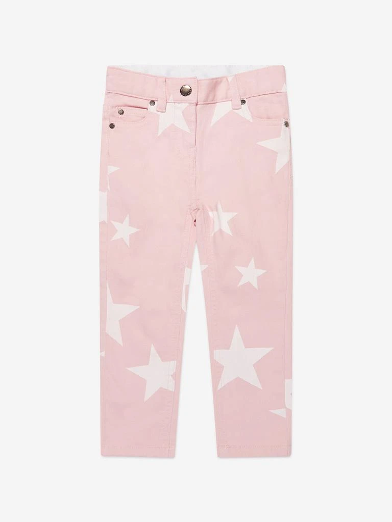 Stella McCartney Stella McCartney Girls Star Jeans in Pink 1