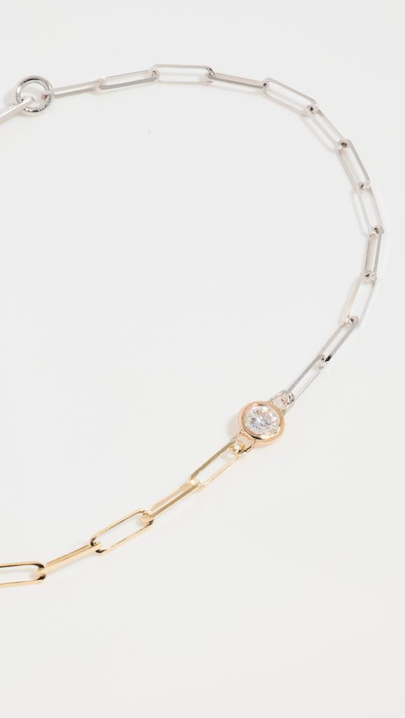 Zoe Chicco 14k Gold Paperclip Chain Bracelet