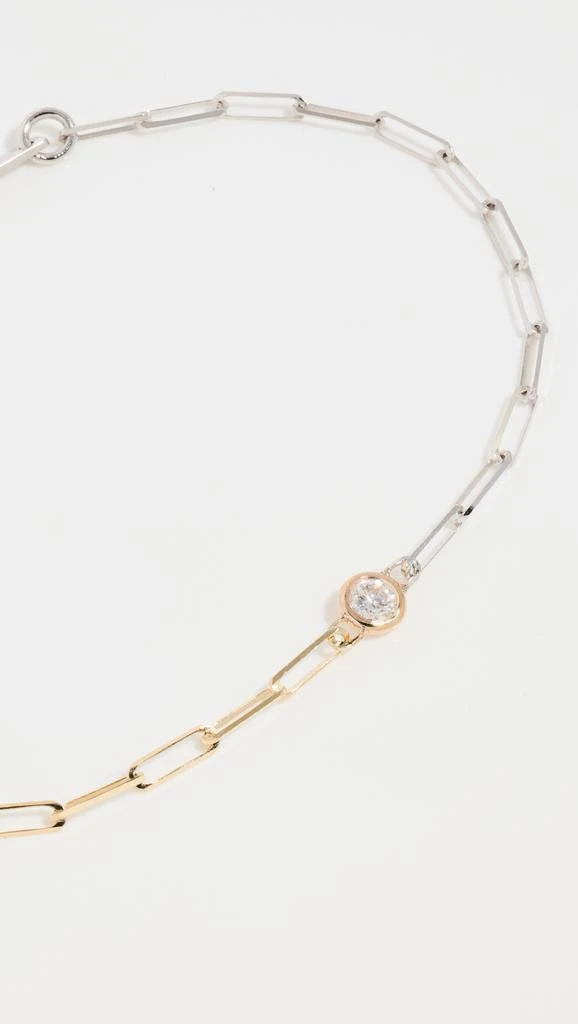 Zoe Chicco 14k Gold Paperclip Chain Bracelet 1