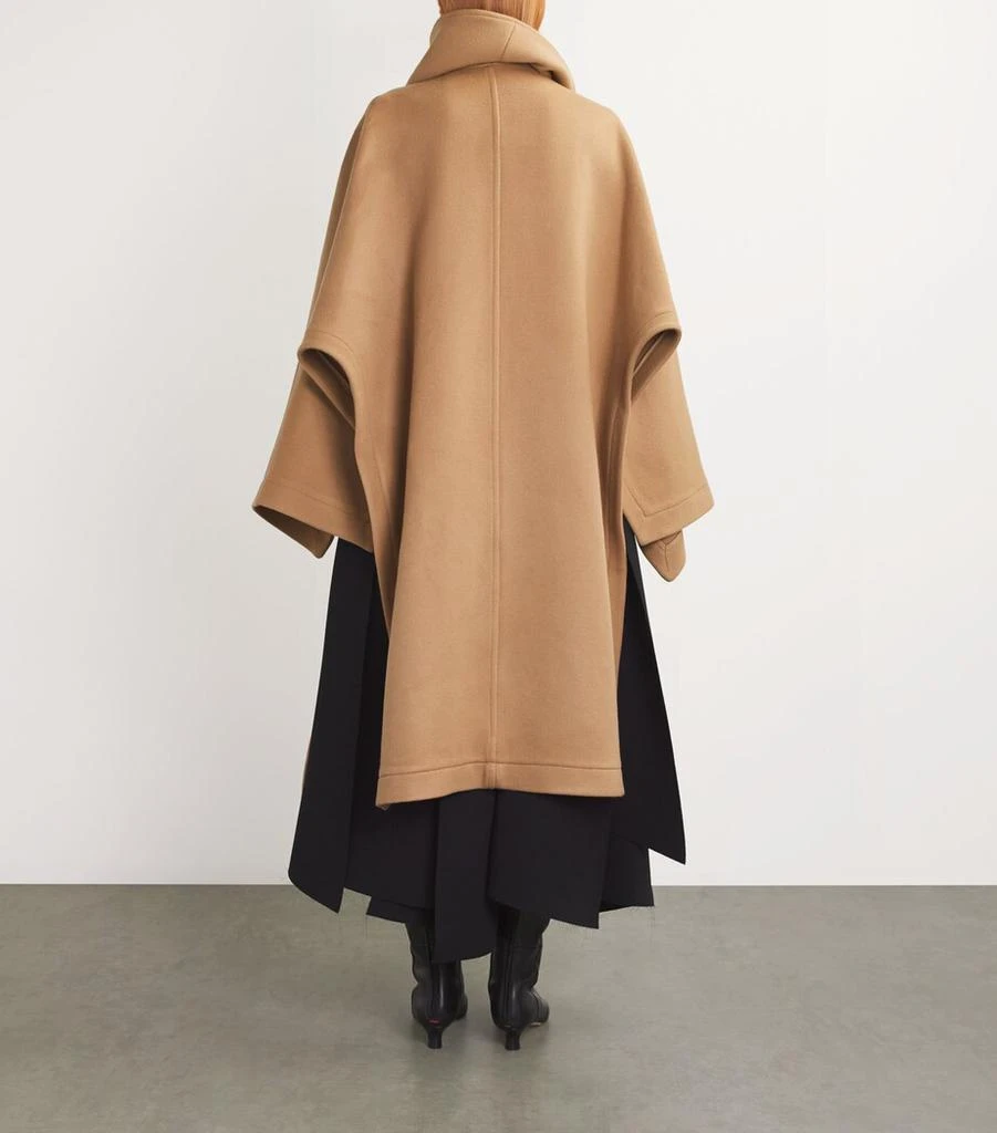 A.W.A.K.E. Mode Wool Poncho Coat 4